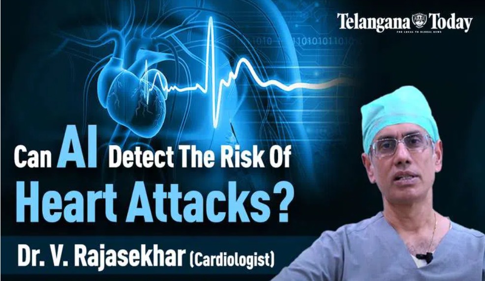 Can AI Detect The Risk Of Heart Diseases? | Telanagana Today Talks with Dr.V.Rajasekhar, Cardiologist