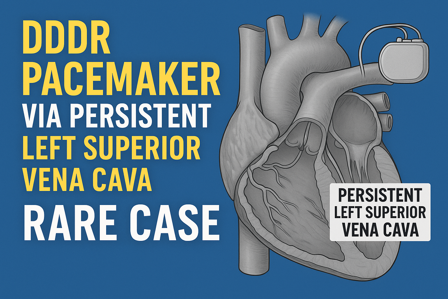 When the Usual Route Wasn’t an Option: DDDR Pacemaker Implanted via a Rare Venous Pathway | Dr. V. Rajasekhar